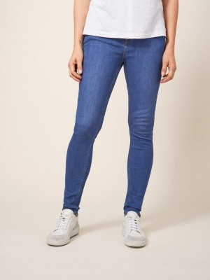 White Stuff Amelia Skinny Jeans Light Denim | 26975-UJTW