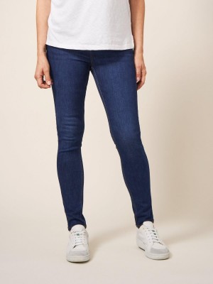 White Stuff Amelia Skinny Jeans Mid Denim | 74362-SMEX