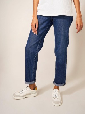 White Stuff Katy Relaxed Slim Jean Mid Denim | 60152-SRCK