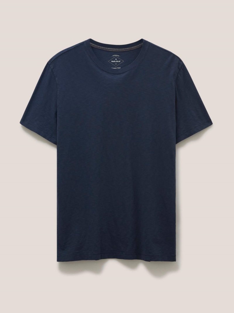 White Stuff Abersoch Short Sleeve Tee Dark Navy | 24815-DHBQ