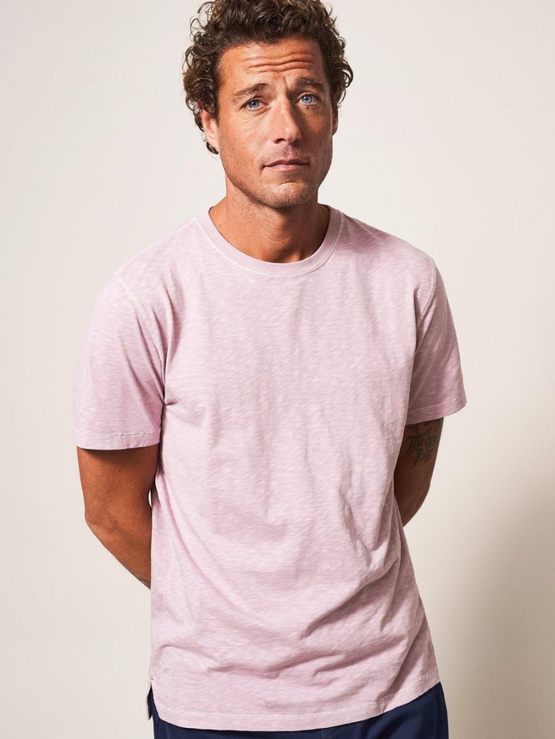 White Stuff Abersoch Short Sleeve Tee Light Purple | 84956-NIUW