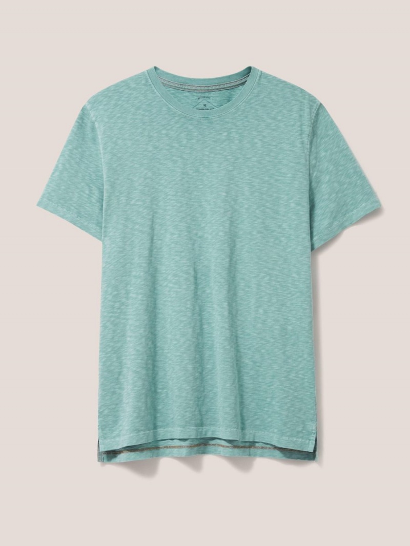 White Stuff Abersoch Short Sleeve Tee Mint Green | 18026-CPYT