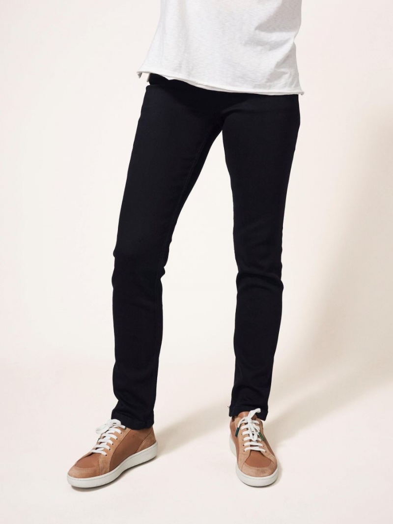 White Stuff Brooke Straight Jean Black Denim | 96342-SIPL