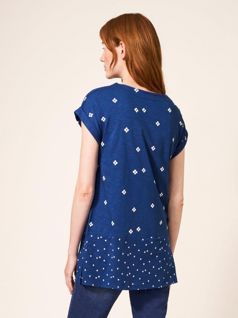 White Stuff Carrie Tunic Navy Print | 17326-EUPZ