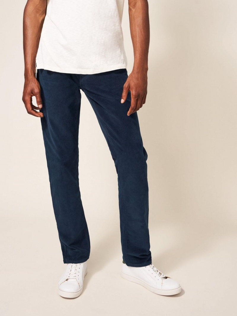 White Stuff Crosby Cord Trouser Dark Navy | 47321-IWUC