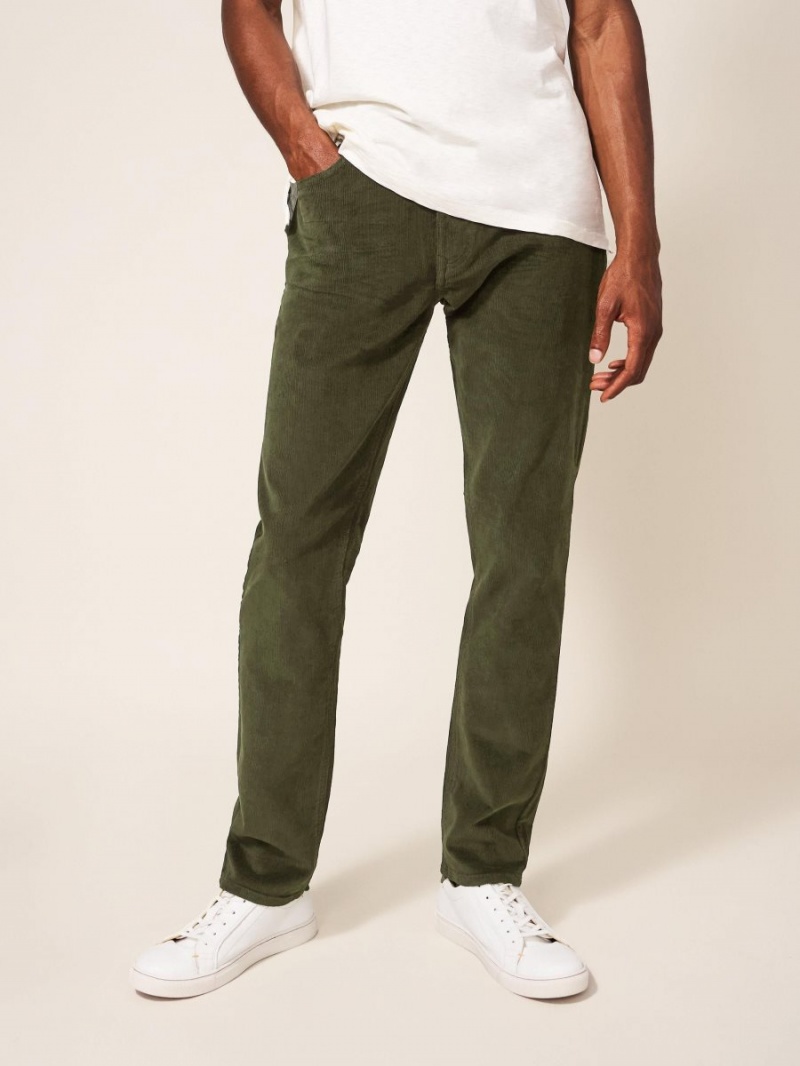 White Stuff Crosby Cord Trouser Light Green | 69312-QWXN