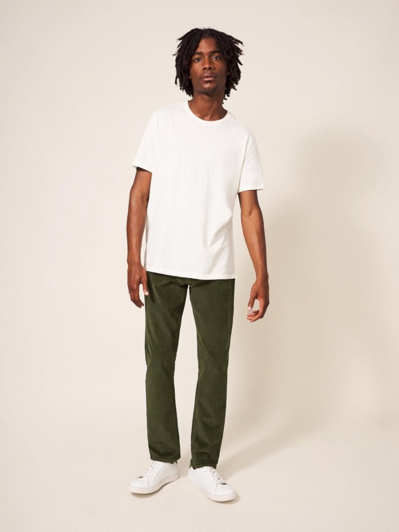 White Stuff Crosby Cord Trouser Light Green | 69312-QWXN