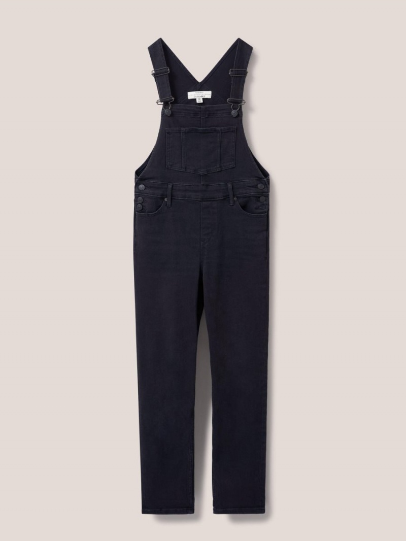 White Stuff Isabelle Dungaree Washed Black | 09246-SFMW