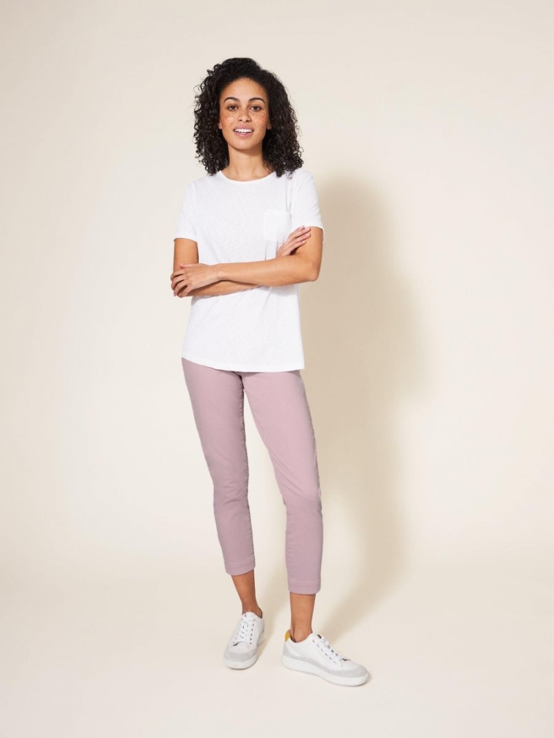 White Stuff Janey Cropped Jegging Dusty Pink | 47832-KSHW