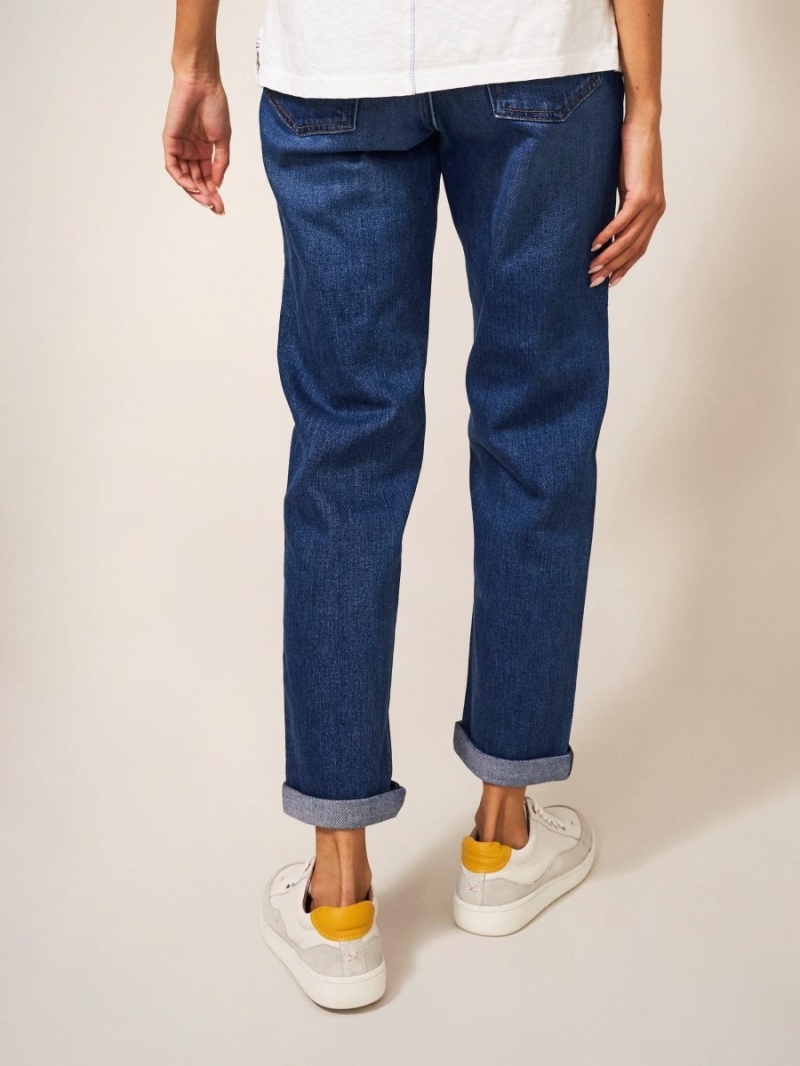 White Stuff Katy Relaxed Slim Jean Mid Denim | 60152-SRCK