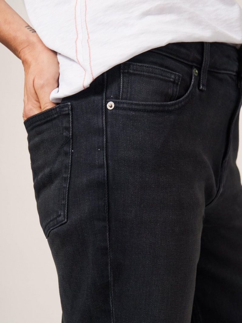 White Stuff Katy Relaxed Slim Jeans Washed Black | 36279-YJBC