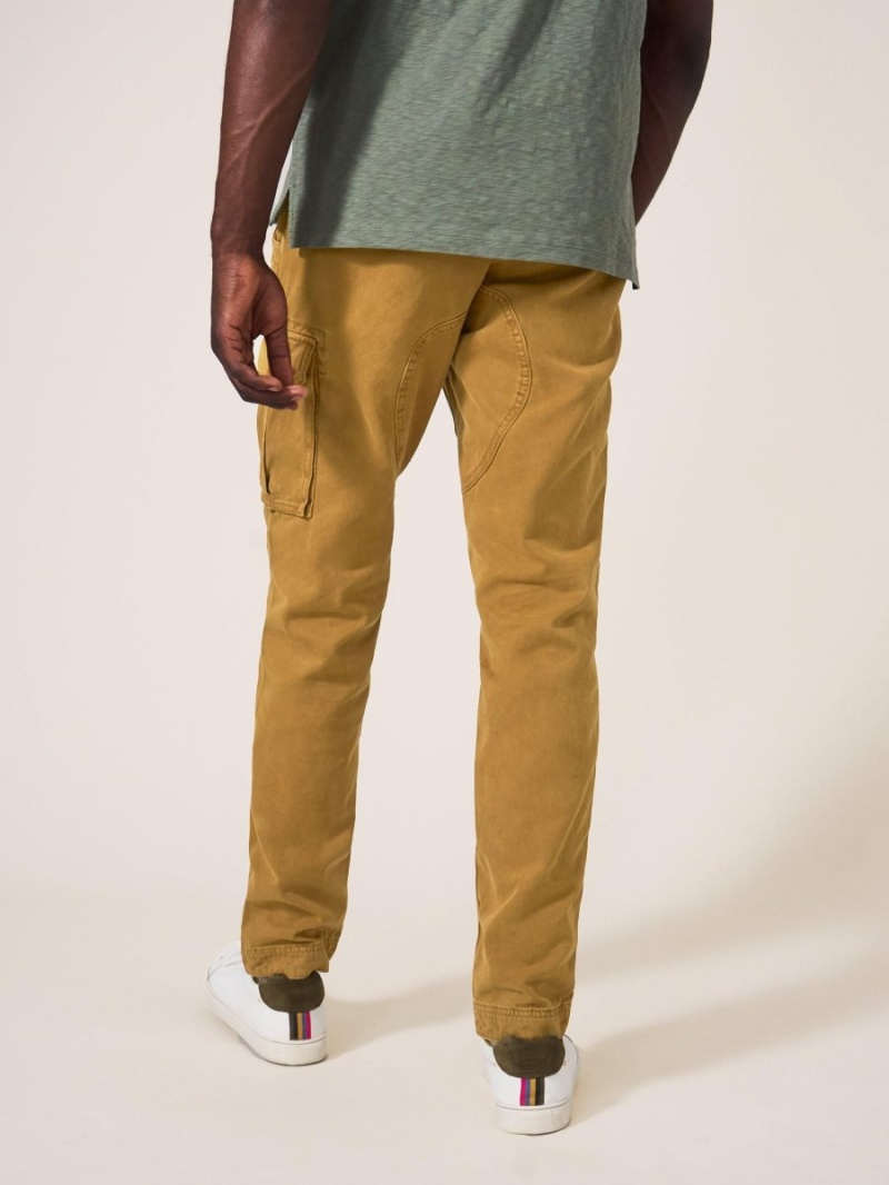 White Stuff Kegworth Organic Cargo Trouser Dark Tan | 43789-HVPZ