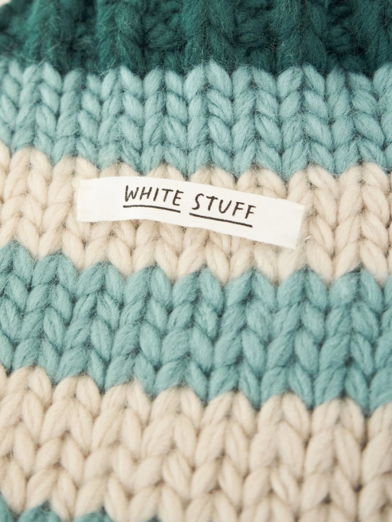 White Stuff Knitted Hot Water Bottle Teal Multi | 67810-FBDQ