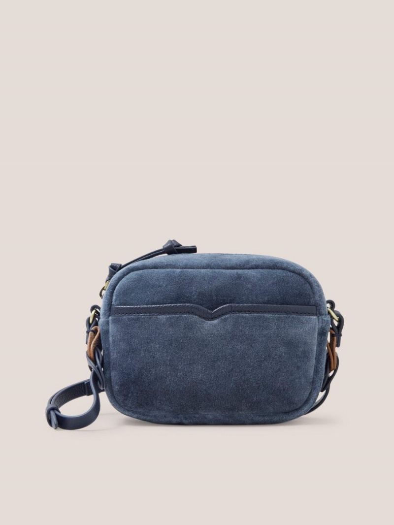 White Stuff Lexi Velvet Mini Camera Bag Dk Teal | 72039-XCDN