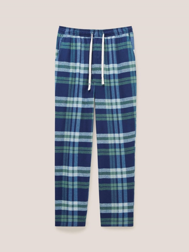 White Stuff Moorland Flannel Pj Trouser Navy Multi | 26395-YPNF