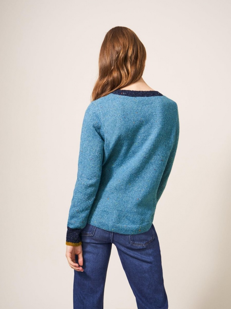 White Stuff Natalie Nep Jumper Light Blue | 47902-SBXJ