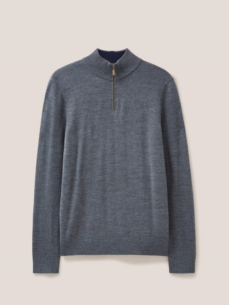 White Stuff Newport Merino Jumper Charcoal Grey | 21069-FXPE