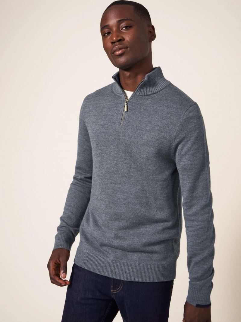 White Stuff Newport Merino Jumper Charcoal Grey | 21069-FXPE