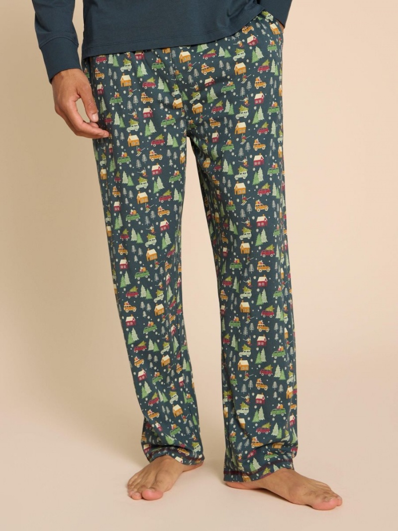 White Stuff Novelty Pj Trouser Blue Print | 79368-QHPW