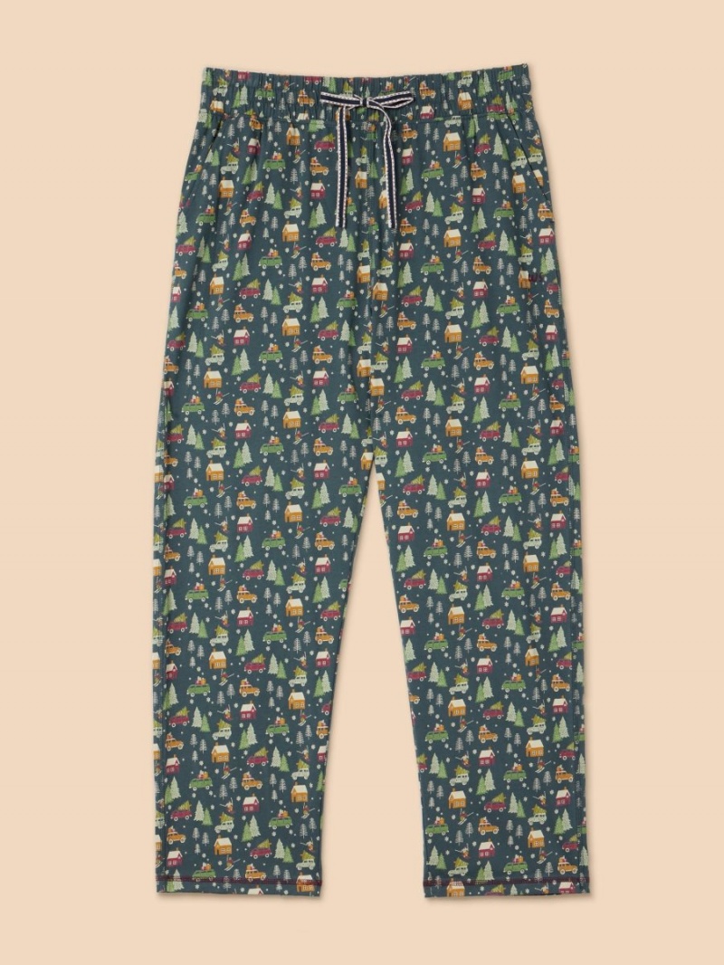 White Stuff Novelty Pj Trouser Blue Print | 79368-QHPW