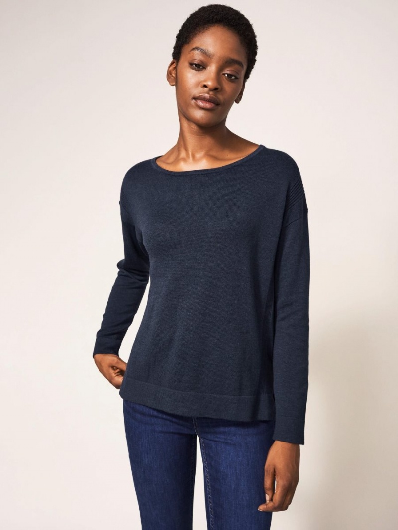 White Stuff Olivia Jumper French Navy | 51683-UQCD