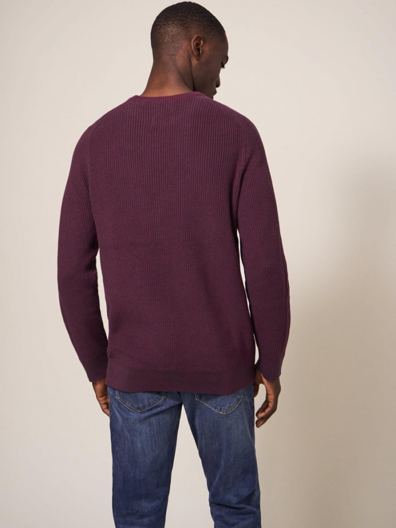 White Stuff Pentire Crew Dk Plum | 61083-YAEI