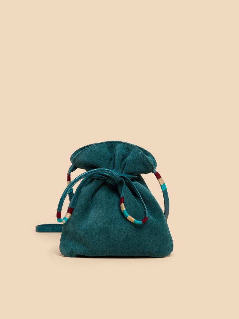 White Stuff Polly Convertible Pouch Bag Dk Teal | 53178-NFIT