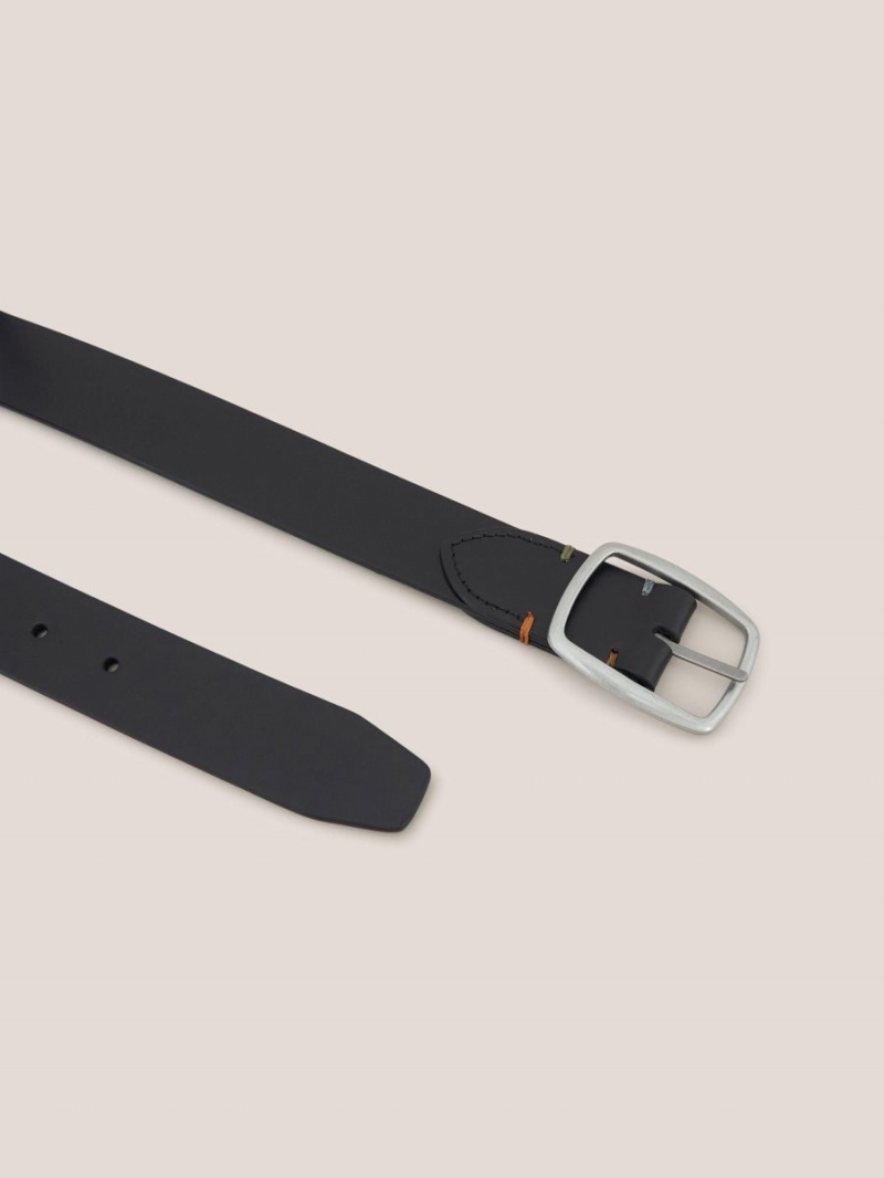 White Stuff Reversible Leather Belt Black Multi | 24781-IXKV