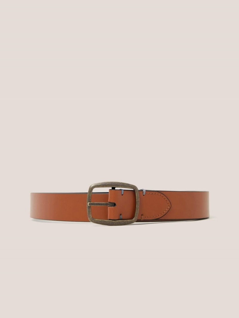 White Stuff Reversible Leather Belt Tan Multi | 04872-WFVE