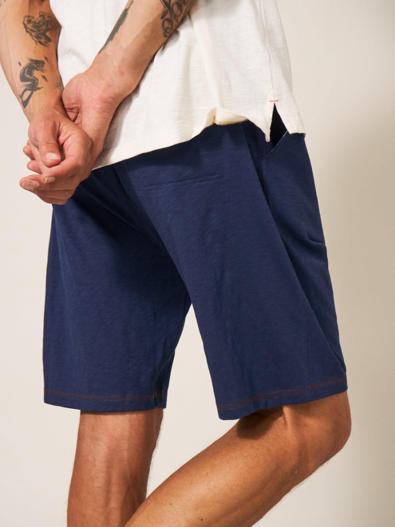 White Stuff Robbie Jersey Short French Navy | 21758-FVGQ