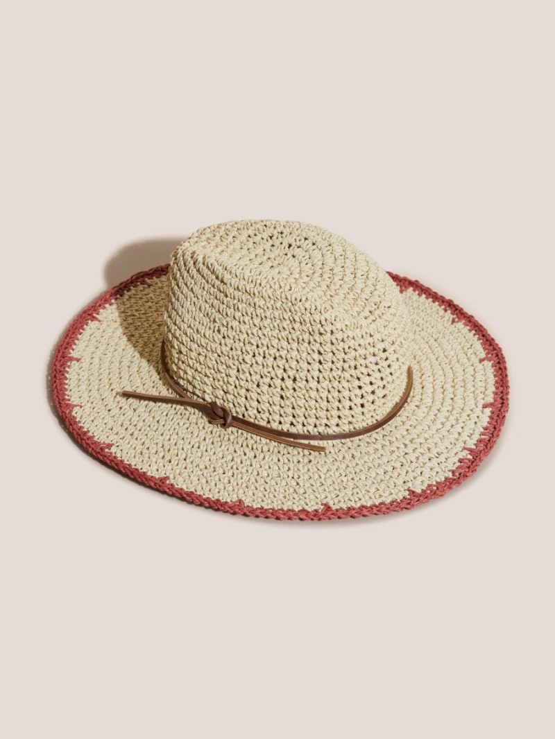 White Stuff Summer Fedora Natural Multi | 74062-QDYB