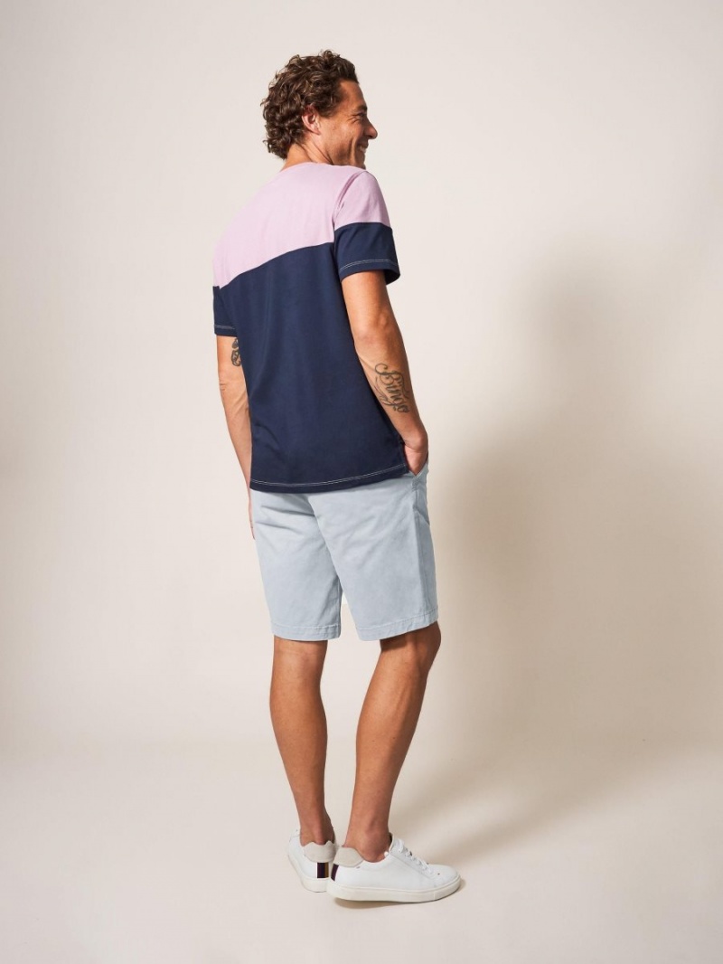 White Stuff Sutton Organic Chino Short Light Grey | 79845-IEDQ