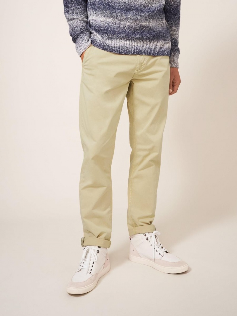 White Stuff Sutton Organic Chino Trouser Light Natural | 24631-CKFZ