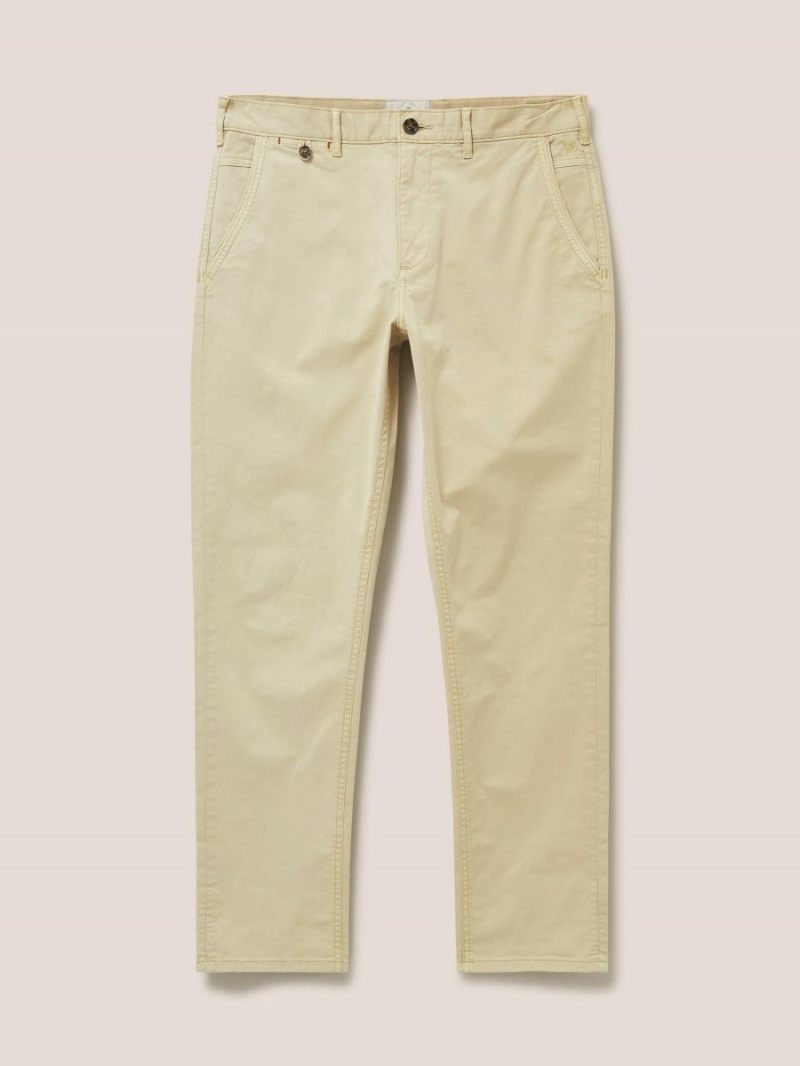 White Stuff Sutton Organic Chino Trouser Light Natural | 24631-CKFZ