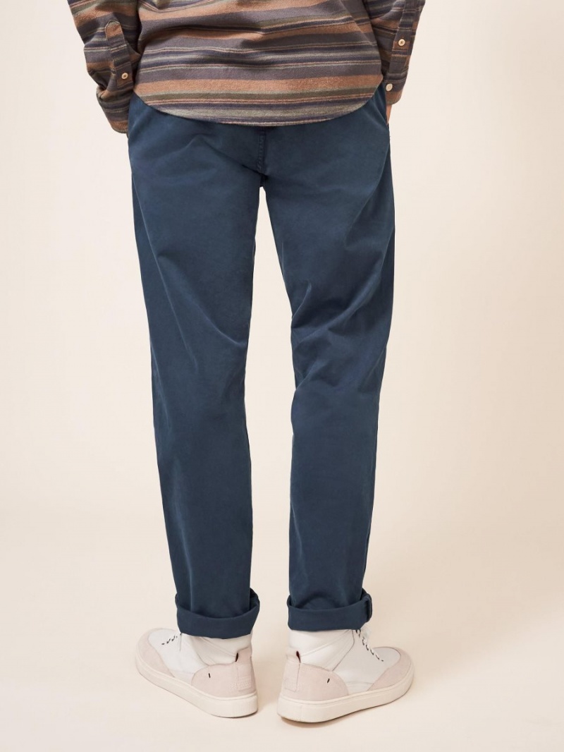 White Stuff Sutton Organic Chino Trouser Dark Navy | 71459-PJUR