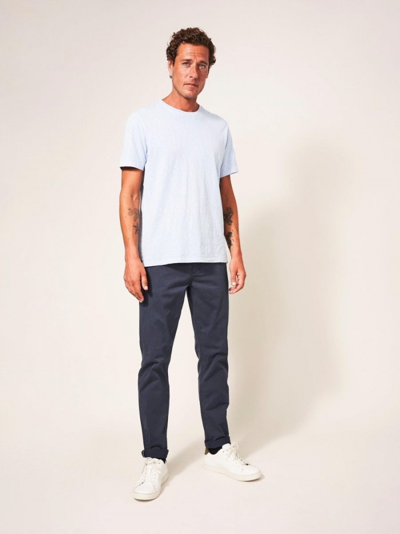 White Stuff Sutton Organic Chino Trouser Dark Navy | 71459-PJUR