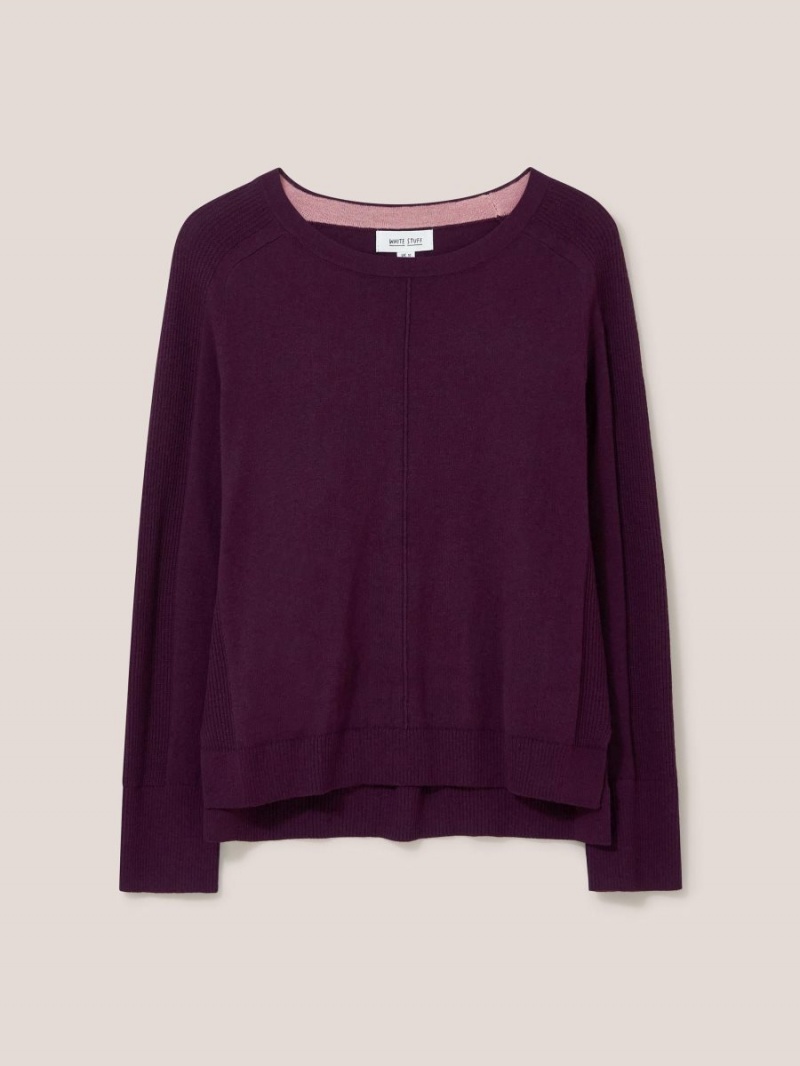 White Stuff Urban Jumper Dk Plum | 38412-RLGB