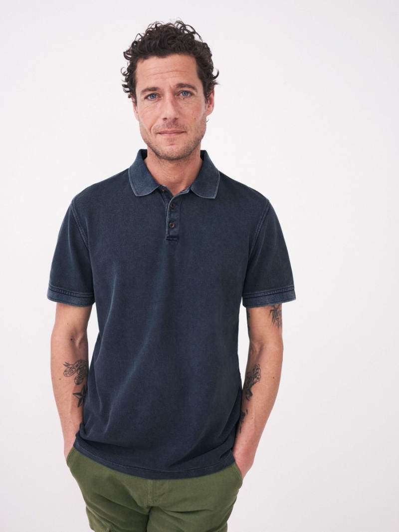 White Stuff Utility Polo Indigo Blue | 24375-ZACD